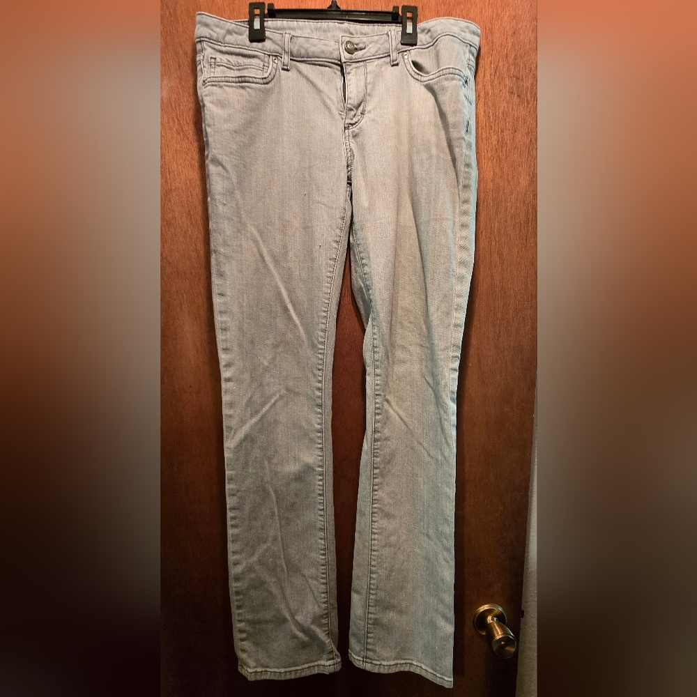 Patagonia Women's Straight Leg Jeans Light Blue/Gray Sz31 - Picture 2 of 10